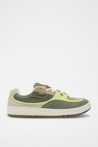 Leren Sneakers Speed Ls - Beige en Groen