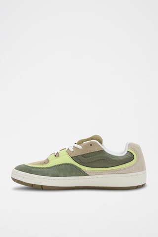 Leren Sneakers Speed Ls - Beige en Groen