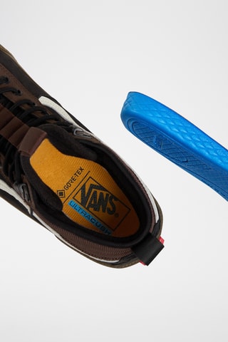 Hoge Leren Sneakers MTE Sk8Hi GORE-TEX - Bruin en zwart