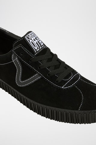 Nubuck Sneakers Sport Low Creeper - Zwart