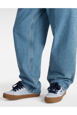 Nubuck Sneakers Chukka Push Tonal Checkerboard - Hemelsblauw