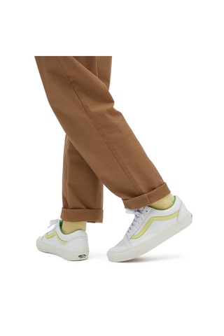 Leren Sneakers Old Skool - Wit en geel