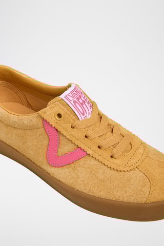 Nubuck Sneakers Sport Low - Geel