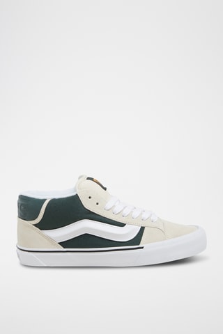 Hoge Leren Sneakers Varsity - Donkergroen