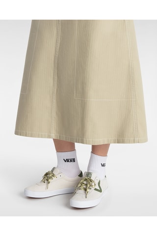 Leren Sneakers Sport Low - Ecru