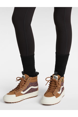 Hoge Leren Sneakers MTE Sk8Hi - Bruin en roze