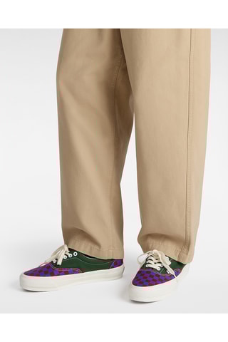Leren Sneakers LX Era Reissue 95 - Donkergroen en Rood