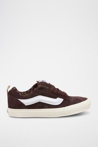 Leren Sneakers Knu Skool PIG- Bordeauxrood