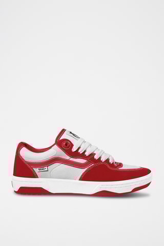 Leren Sneakers Rowan 2 - Wit en rood