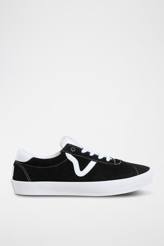 Leren Sneakers Skate Sport - Zwart