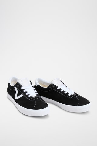 Leren Sneakers Skate Sport - Zwart