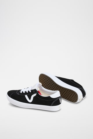 Leren Sneakers Skate Sport - Zwart