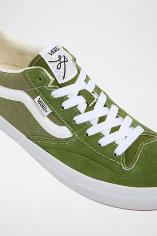 Nubuck Sneakers Skate Lizzie Low - Groen