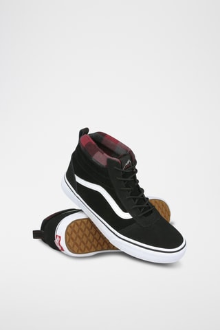 Hoge Leren Sneakers YT Ward Hi MTE - Zwart en Wit