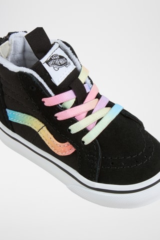 Hoge Leren Sneakers Sk8-Hi Zip - Zwart