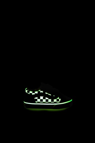 Leren Sneakers Old Skool V Glow - Marineblauw