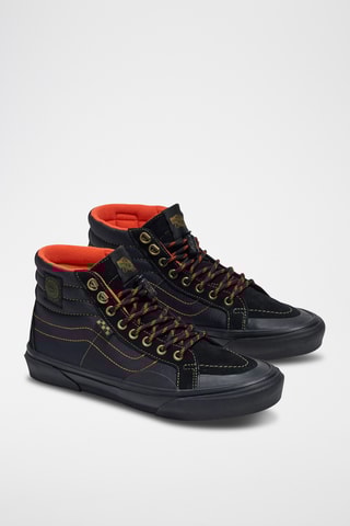 Hoge Nubuck Sneakers Skare Sk8 - Zwart