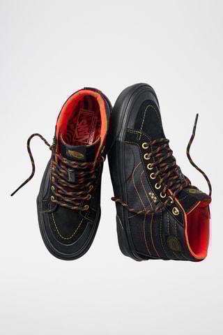 Hoge Nubuck Sneakers Skare Sk8 - Zwart