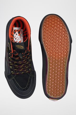 Hoge Nubuck Sneakers Skare Sk8 - Zwart