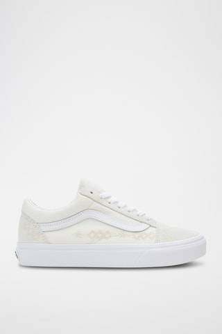 Baskets en cuir UA Old Skool - Ecru