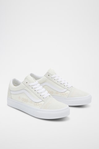 Baskets en cuir UA Old Skool - Ecru