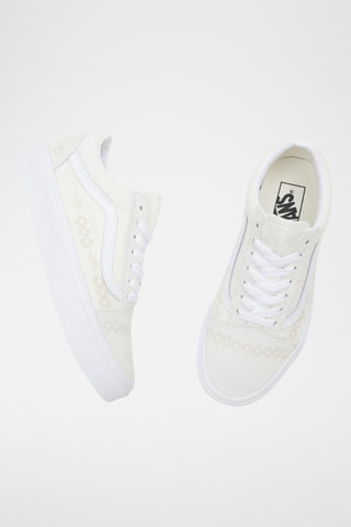 Baskets en cuir UA Old Skool - Ecru