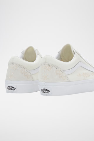 Baskets en cuir UA Old Skool - Ecru