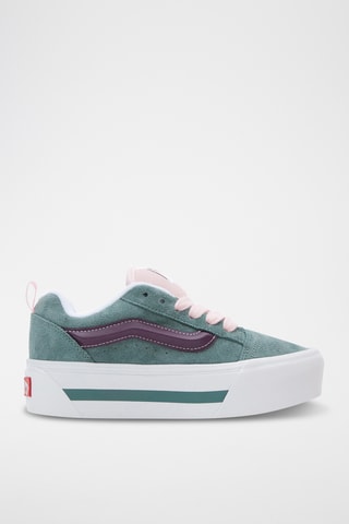 Leren Sneakers Knu Stack - Donkergroen
