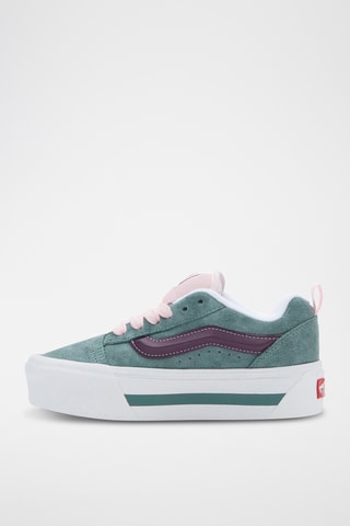 Leren Sneakers Knu Stack - Donkergroen