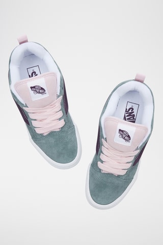 Leren Sneakers Knu Stack - Donkergroen