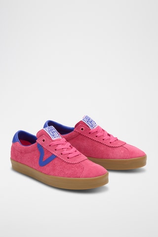 Nubuck Sneakers Bamb - Roze en paars