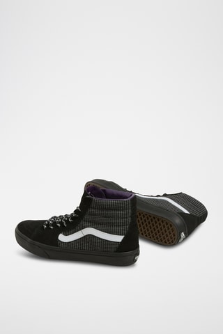 Hoge Leren Sneakers - Sk8Hi - Zwart en wit