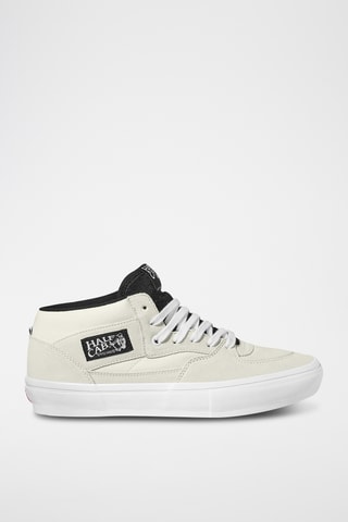 Hoge Nubuck Sneakers Skate Half Cab - Wit