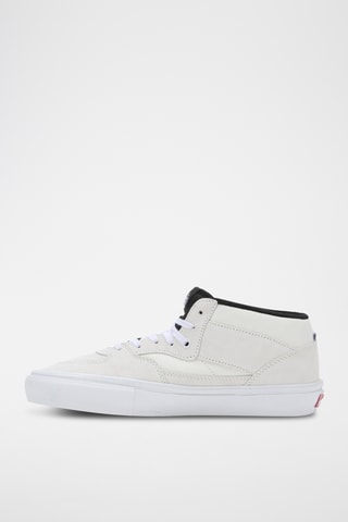 Hoge Nubuck Sneakers Skate Half Cab - Wit