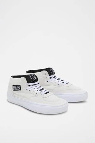 Hoge Nubuck Sneakers Skate Half Cab - Wit