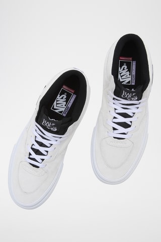 Hoge Nubuck Sneakers Skate Half Cab - Wit
