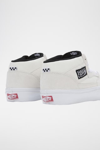 Hoge Nubuck Sneakers Skate Half Cab - Wit