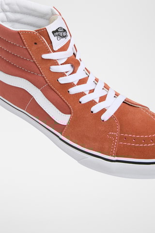 Hoge Nubuck Sneakers Sk8-Hi - Donkeroranje