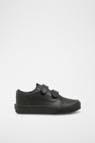 Leren Sneakers Old Skool V - Zwart