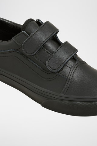 Leren Sneakers Old Skool V - Zwart