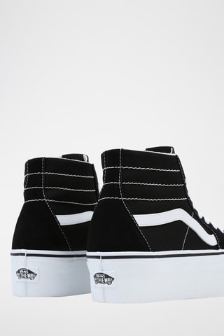 Hoge Leren Platform leer Sneakers SK8-Hi Tapered Stackform Zwart