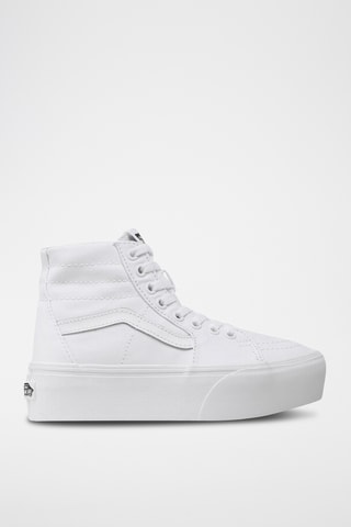 Hoge Platform Sneakers SK8-Hi Tapered Stackform - Wit
