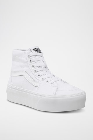 Hoge Platform Sneakers SK8-Hi Tapered Stackform - Wit