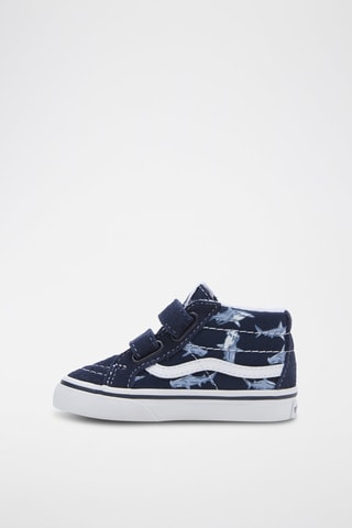 Leren Hoge Sneakers SK8 - Blauw 