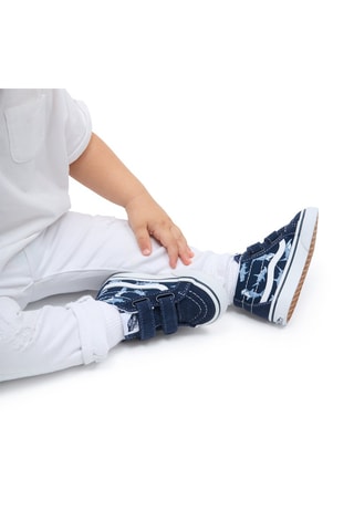 Leren Hoge Sneakers SK8 - Blauw 