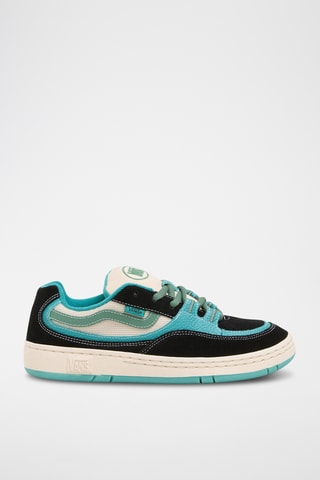 Nubuck Sneakers - Zwart en Wit