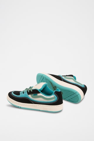 Nubuck Sneakers - Zwart en Wit