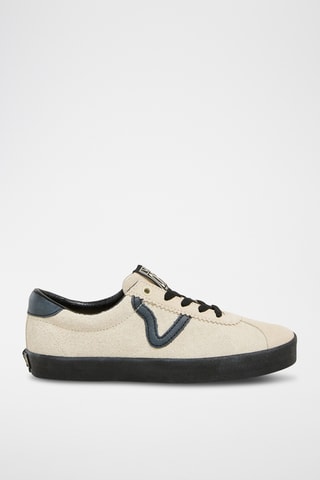 Leren Sneakers Sport Low - Ecru