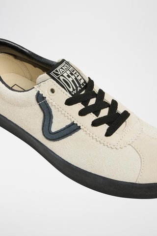 Leren Sneakers Sport Low - Ecru
