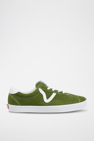 Leren Sneakers Sport Low - Kaki